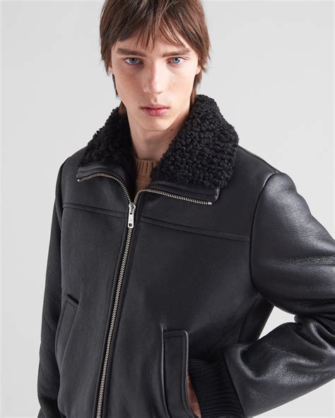 prada light jacket men's|prada bomber jacket men.